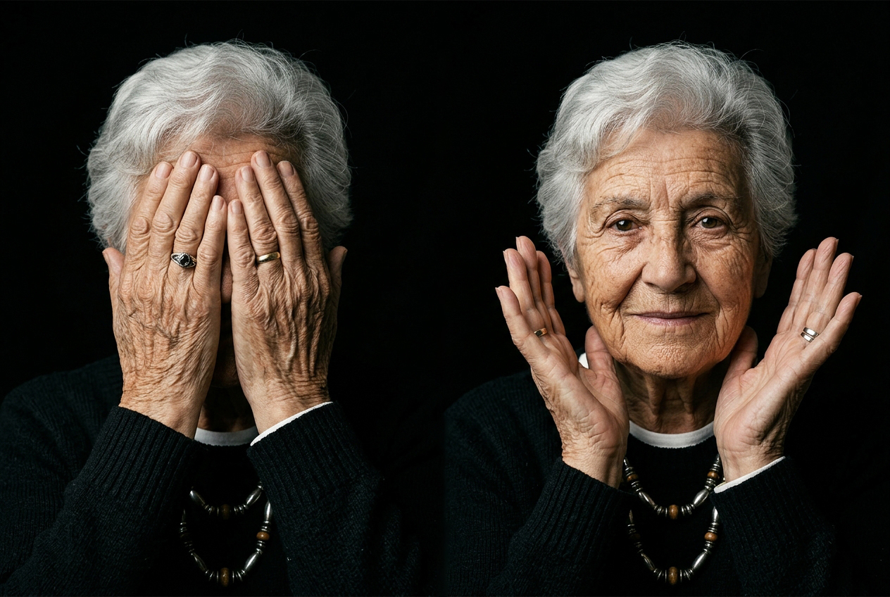 Retrato de familia completa en estudio, Madrid